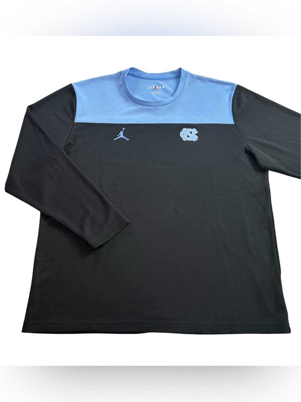 Jordan UNC North Carolina Tar Heels TEAM ISSUED Long Sleeve Pullover Shirt sz XL